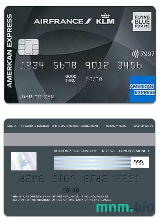 Netherlands Bank of Netherlands American Express Flying Blue Platinum